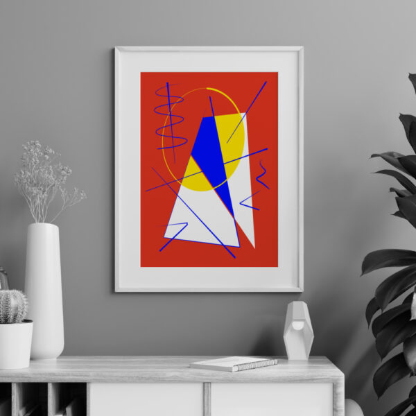 Bauhaus Red Freeform - Image 3