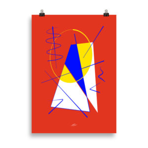 Bauhaus Red Freeform