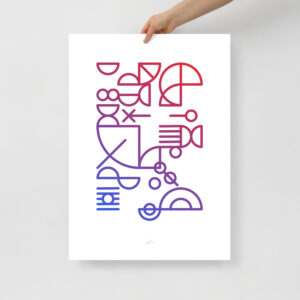 Geometric Forms Positive B1