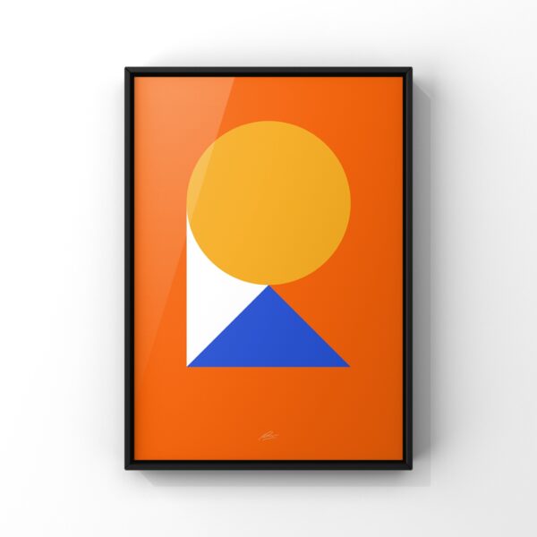 Unbalanced Abstract Orange - Image 3