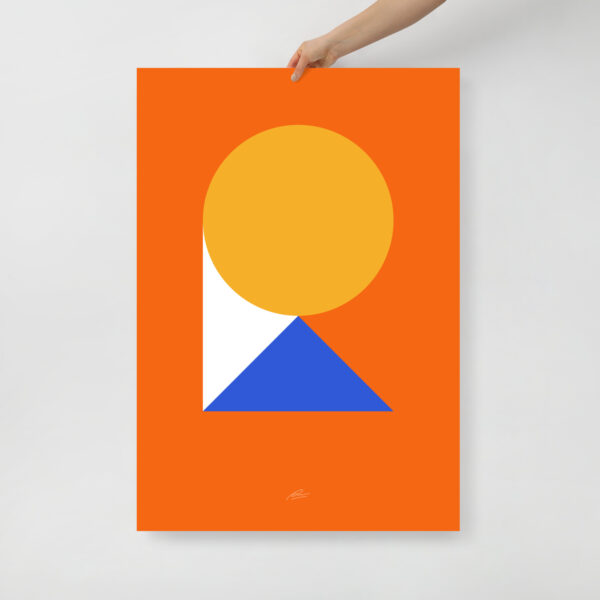 Unbalanced Abstract Orange - Image 2