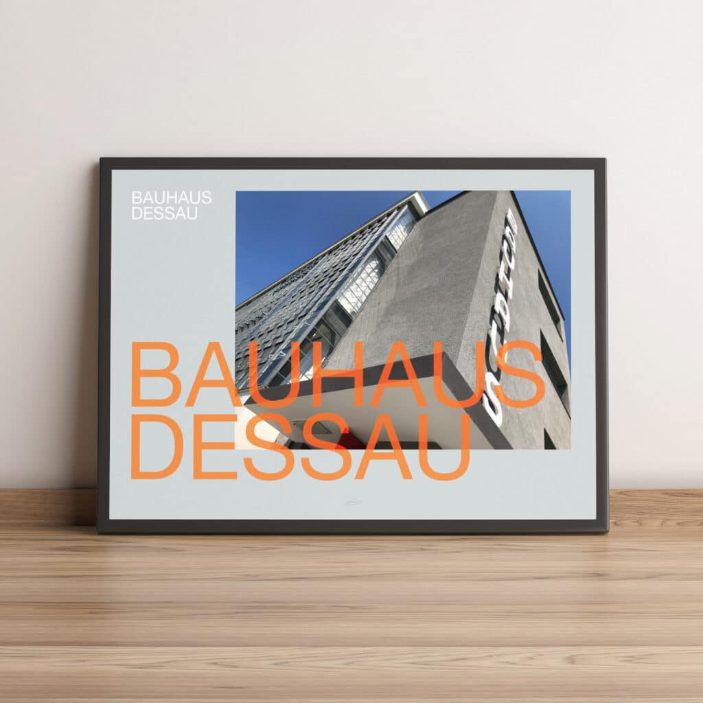 Mockup of Bauhaus Art Poster